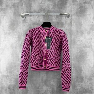 Authentic Versace Pink and Black Knitwear
